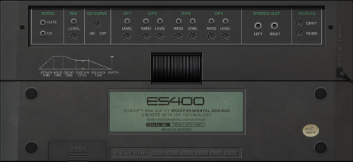 Recent work: ES400 FM Synthesizer