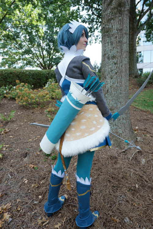 The absent-minded archer, Setsuna from Fire Emblem Fates. Costume made by Yashuntafun Cosplay. The d