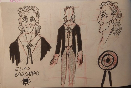 Some Random Elias Sketches Because The Design Has Entered My Head Involuntarily