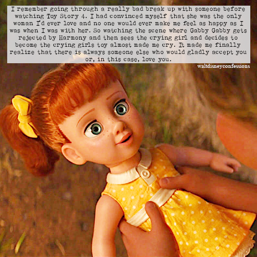 Walt Disney Confessions — I Remember Going Through A Really Bad Break Up...