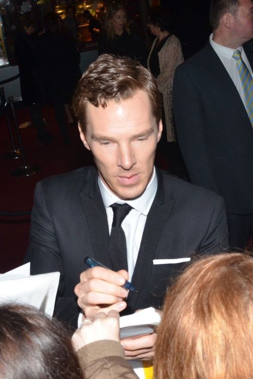 Benedict Cumberbatch and Sophie Hunter at the 60th London Evening Standard Theatre Awards at the Lon