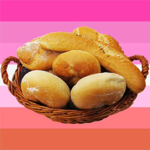 strawbearyhoney:lesbian bread icons! L G B T