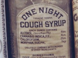 One night cough syrup. Check out those ingredients!:)