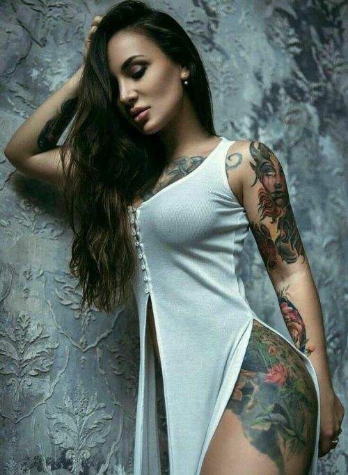 Insatiable taste for tattooed ladies