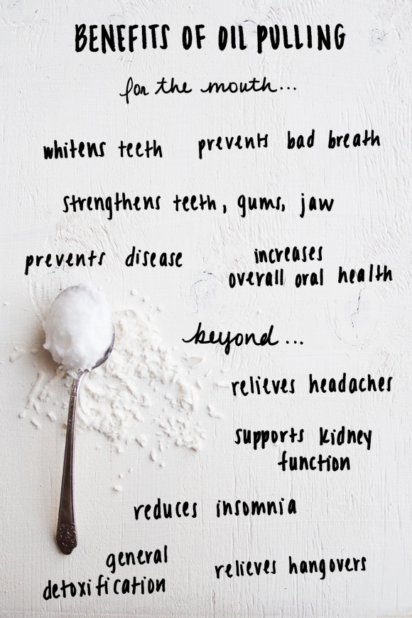 ooheysara:  bohochickky:  (via Holistic Health – The Benefits Of Oil Pulling |