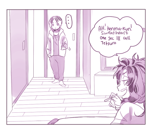 mookie000:  more mama kuroo HC