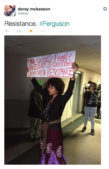 socialjusticekoolaid:   Today in #FergusonOctober (10.22.14): Day 75 and the resistance continues. After being denied entrance to a public meeting, protesters in St Louis occupy the county police headquarters, demanding justice for Mike Brown and for
