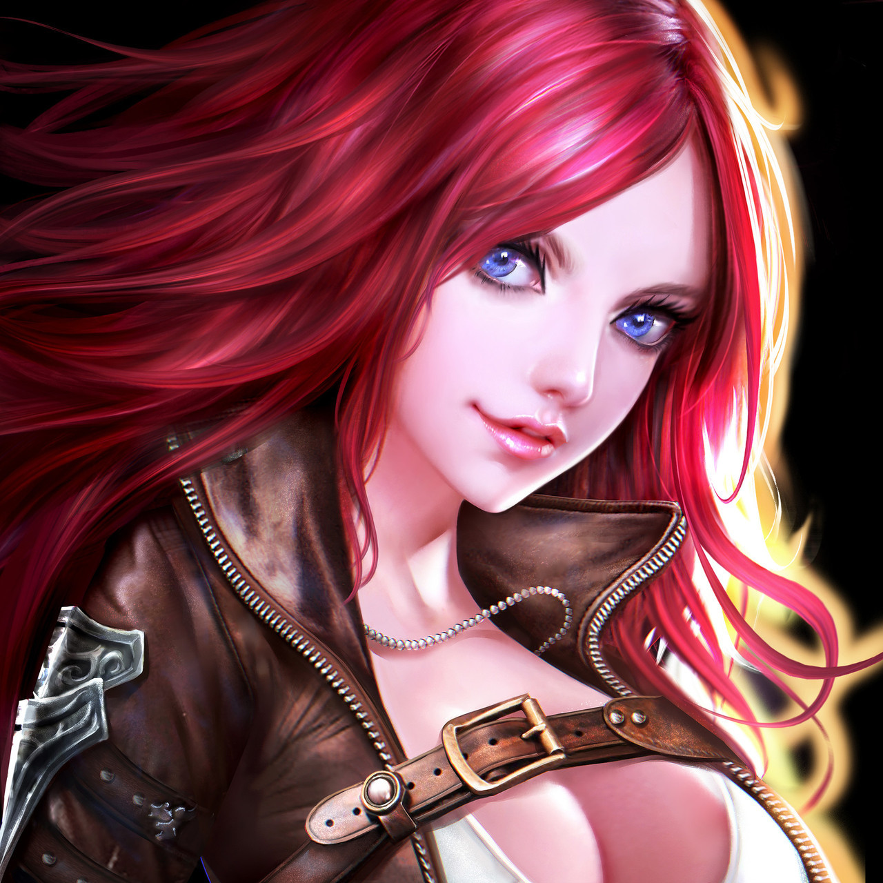 Pretty Katarina: League of Legends (LOL) game fanart