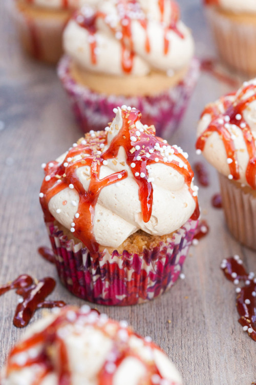 It’s Peanut Butter Jelly Time! No baseball bat required to enjoy these amazing cupcake creatio