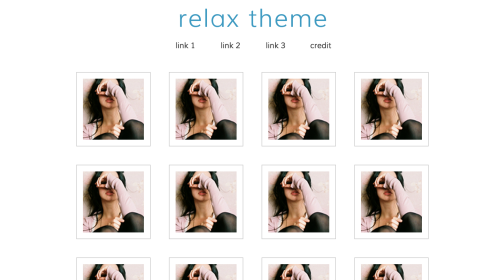 hendrixrph: hendrixrph presents: a character page theme #4: Relax I love how those minimalistic cha