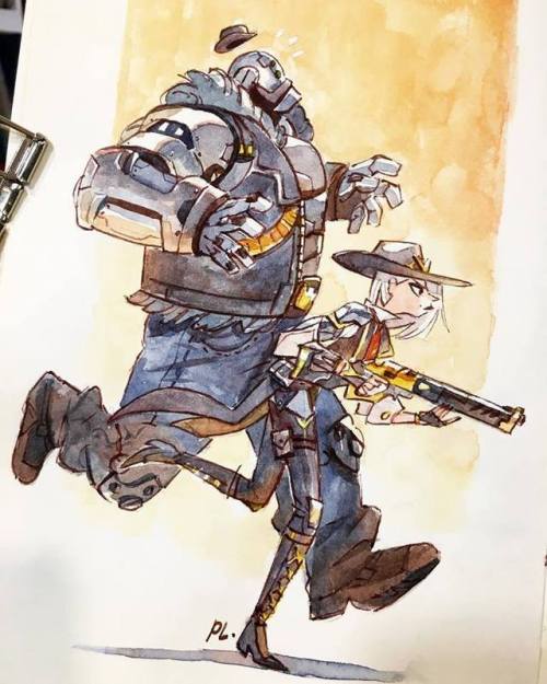 onlyparkland: Ashe is new waifu. B.O.B. is new friend.  Overwatch