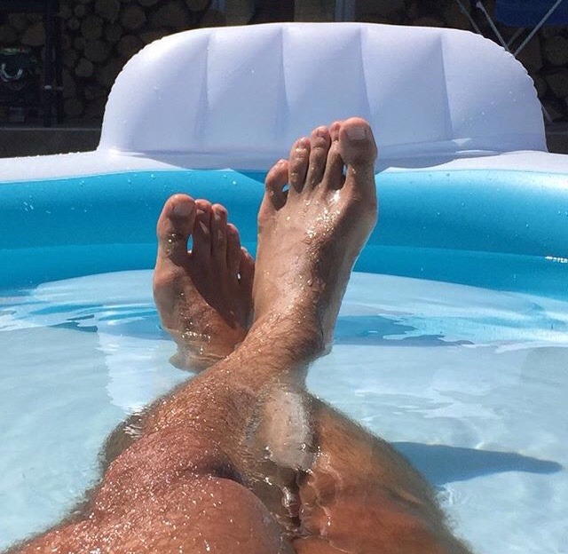 Bound guys feet