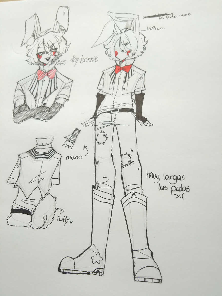 FNAF - Human!Bonnie  Anime fnaf, Fnaf drawings, Five nights at