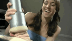 thrilledbytease:  I am MUCH more a fan of the female hand tease, but I DO admit there are MANY ways in which she can watch your response to a fleshlight or similar while making you VERY desperate to cum no matter HOW! From: teased-pleased:  This is so