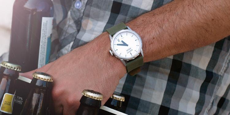 odditymall:  This wrist watch has a bottle opener built into the buckle!http://odditymall.com/bottle-opener-watch