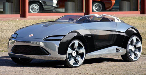 carsthatnevermadeitetc: carsthatnevermadeitetc: Bertone Barchetta Concept 2007, based on the humble 