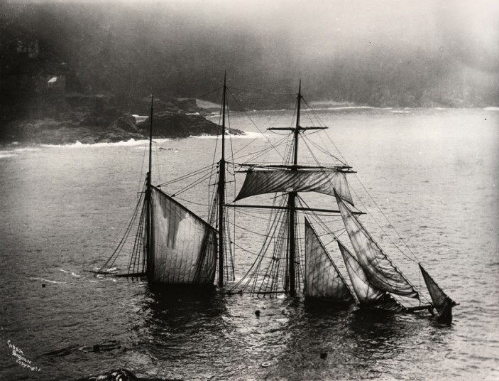 historicaltimes:  Wreck of the Mildred, 1912 HSEMassive:Source and gallery (mostly