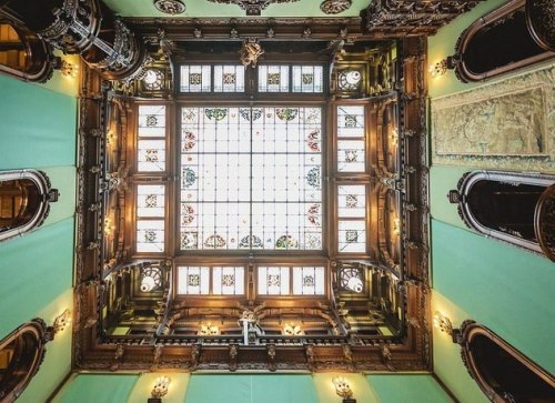 steampunktendencies:    Peles Castle interior, built between 1873 and 1914, Its inauguration was held in 1883.   