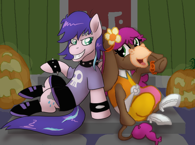 ask-king-sombra:  Happy Halloween! Here’s a big ol’ collaboration celebration!