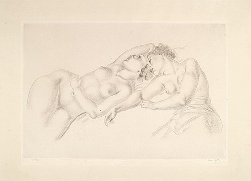 Les Deux Amies by Foujita, 1930