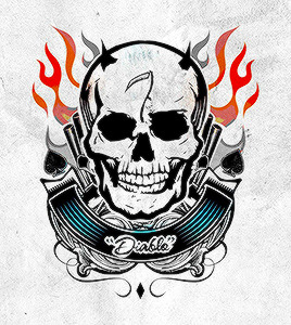 harleyquinnsquad:    ♦  Full Set of Harley’s Tattoo Parlor Character Logos {x}