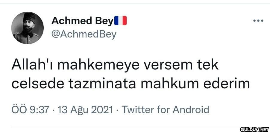 Achmed Bey @Achmed Bey...