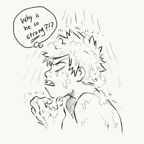 kuerbis17: First year Katsuki was just so completely frustrated.