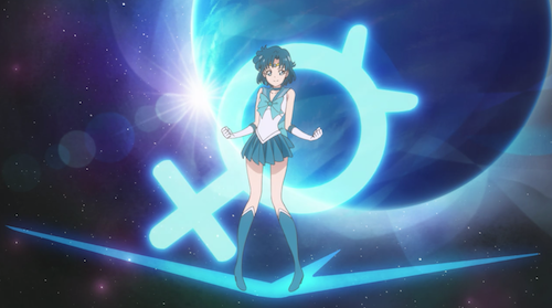 sailormoonblue:Sailor Mercury Transformation S3E27