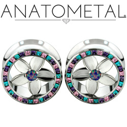 Strugglingtobeheard:  Girljanitor:  Anatometal:  7/8” Plumeria Eyelets In Astm