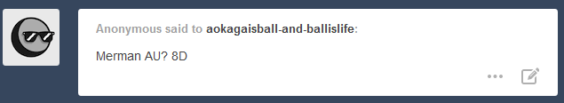 aokagaisball-and-ballislife:  (um thank you anon. I love merman au’s. I LOVE!)Kagami