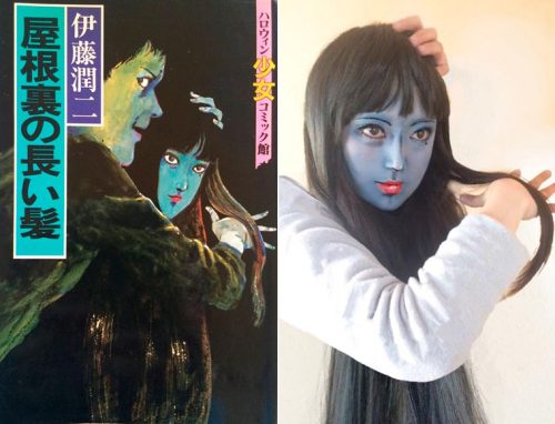 art-tension: When a cosplayer recreates the horrible manga from Junji Ito Japanese cosplayer Ikura i