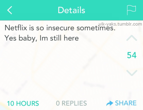 yik-yaks:  Follow Yik-Yaks for more. 