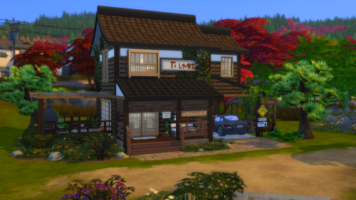 AVA&rsquo;S TRADITIONAL JAPANESE HOME CC-Free, fully functional, 20x15 in Mt.KomorebiBase Game a