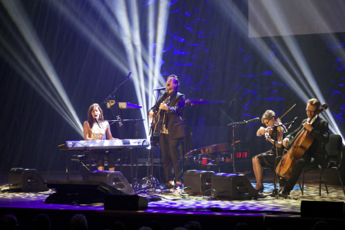 Raine Maida [Our Lady Peace] and Chantal Kreviazuk perform live at Massey Hall in Toronto, Photos by