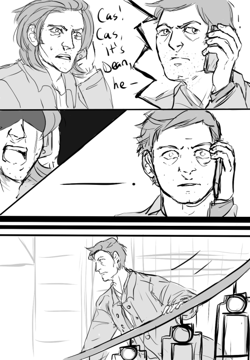 castielhellbound:  bluhuhblhublhb i had to vent somehow, i can’t imagine how cas is going to react to deanmon :O :O also cas would see his ‘true’ face and i just 
