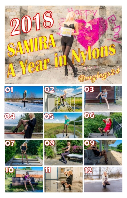 samira-84: Hole Dir den NYLON - Kalender 2018Get your Nylon-Calendar 2018A Year in Nylons - SAMIRA 2