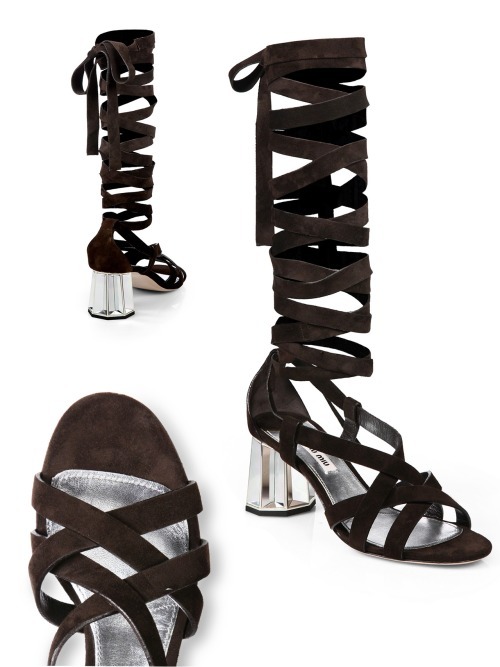 High Heels Blog     A multifaceted, mirrored heel provides a flashy… via Tumblr