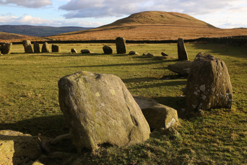 Sunkenkirk or Swinside Neolithic Stone Circle, Lake District, 14.2.16.