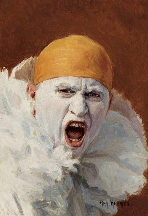 portraituresque:  Armand Henrion   - Self-Portraits