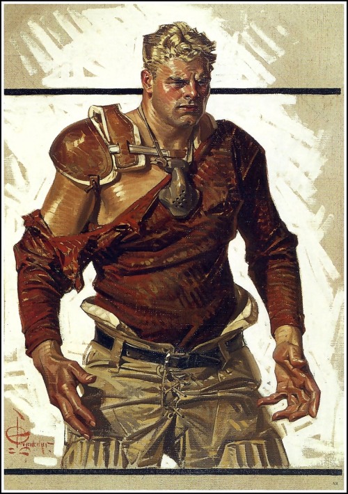 frank-o-meter:Football players by JC Leyendecker