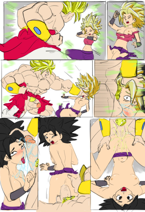 channeldulce: Dulce Patreon Dailies All characters are age 18+Caulifla tries her hardest to fight against the enraged Broly, but even his power up ki knocks her back!Broly’s  rage is due to his constant hard on and unable to release! With a swift  grab,