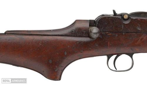 British Throneycroft Model 1906 experimental bolt action rifle.from The Royal Armouries Collection