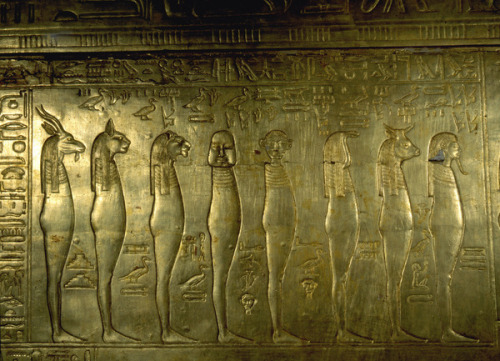 grandegyptianmuseum - Gods of the underworld, scene from Book of...