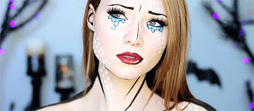 cortanas:  comic book makeup tutorial (4 different ways)