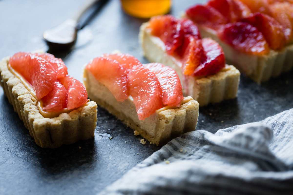 sweetoothgirl:  citrus ricotta tart with almond corn flour crust {gluten-free}  