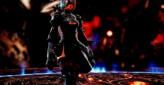 residentevil2remake:  “Glory to mankind. “  2B reveal in Sould Calibur VI 