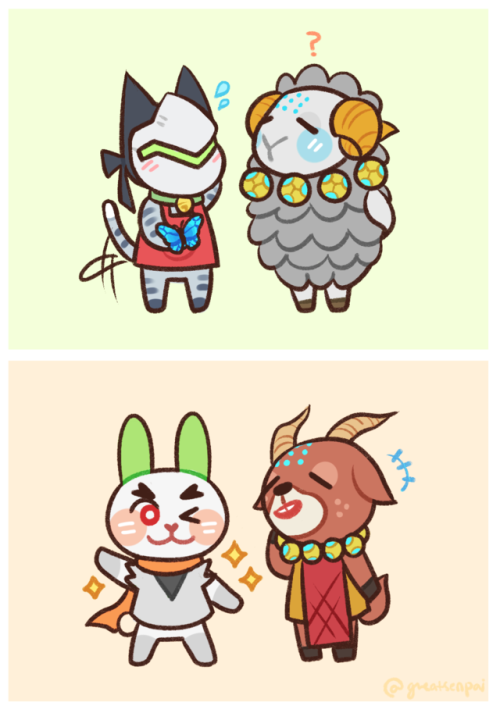 younggenji:genyatta campers! (cat genji design by @kyuey!)