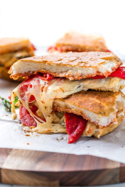 verticalfood:  Focaccia Three-Cheese Italian