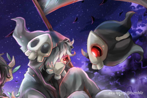 aku-usagi:  based on these designs I made for Halloween :”D Bookmark now available to pre-order on my online store~! *U* 