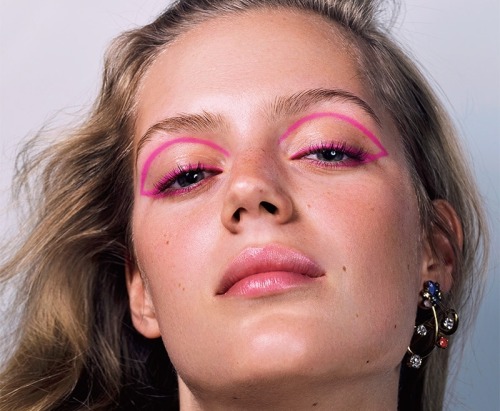 orwell:  “Pretty in Pink,” Esther Heesch by David Slijper, Vogue Japan, August 2017